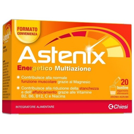 Chiesi Astenix integratore energetico multiazione 20 bustine Chiesi Astenix integratore energetico multiazione 20 bustine