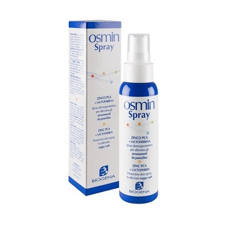 Biogena Osmin spray dermoprotettivo per arrossamenti da pannolino 90 ml Biogena Osmin spray dermoprotettivo per arrossamenti da pannolino 90 ml