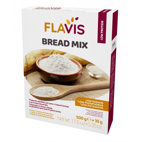 Dr. Schar Flavis Bread Mix Preparato aproteico ideale per pane e impasti lievitati 500 g