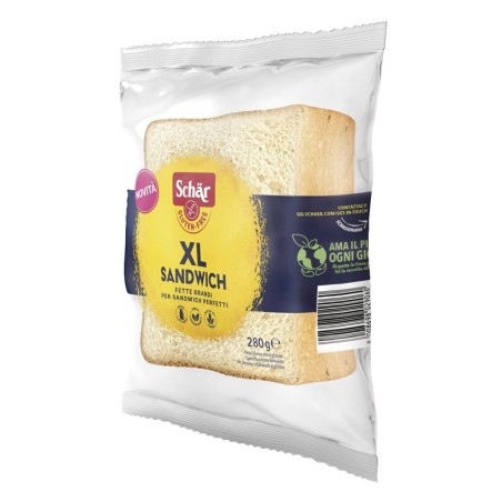 Schar XL Sandwich Pane bianco a fette senza glutine 280 g Schar XL Sandwich Pane bianco a fette senza glutine 280 g
