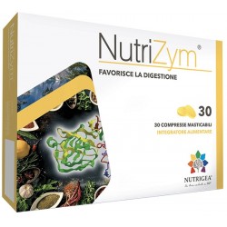 Nutrigea Nutrizym integratore per funzione digestiva ed epatica 30 compresse masticabili
