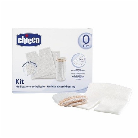 Chicco Mini Kit Medicazione Ombelicale Traspirante per Neonati