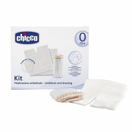Chicco Mini Kit Medicazione Ombelicale Traspirante per Neonati Chicco Mini Kit Medicazione Ombelicale Traspirante per Neonati