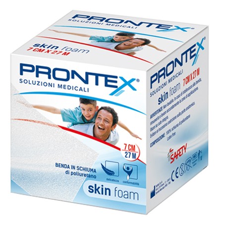 Safety Benda In Schiuma Prontex Skin Foam bianco 27 m x 7 cm