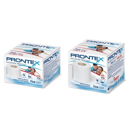 Safety Prontex Fixa Tape Benda in cotone per medicazioni 10 m x 3,8 cm colore bianco Safety Prontex Fixa Tape Benda in cotone per medicazioni 10 m x 3,8 cm colore bianco