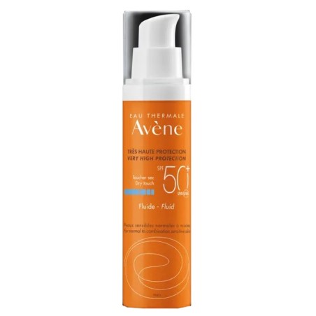 Avène Fluide SPF 50+ protezione solare viso pelle normale e mista 50 ml Avène Fluide SPF 50+ protezione solare viso pelle normale e mista 50 ml