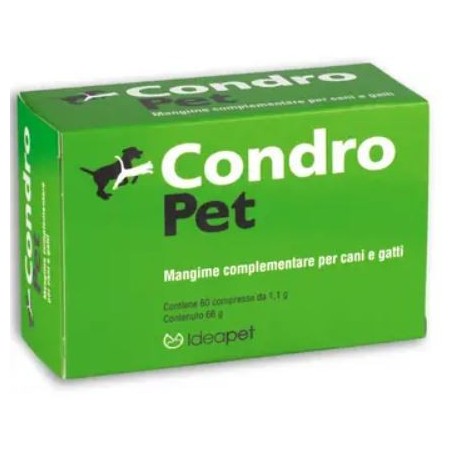 Ellegi Condro Pet integratore per articolazioni di cani e gatti 60 compresse Ellegi Condro Pet integratore per articolazioni di cani e gatti 60 compresse