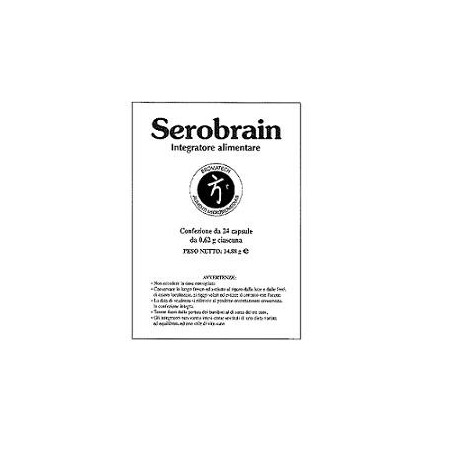 Serobrain 24 Capsule Integratore Antiossidante per Benessere Mentale Serobrain 24 Capsule Integratore Antiossidante per Benessere Mentale