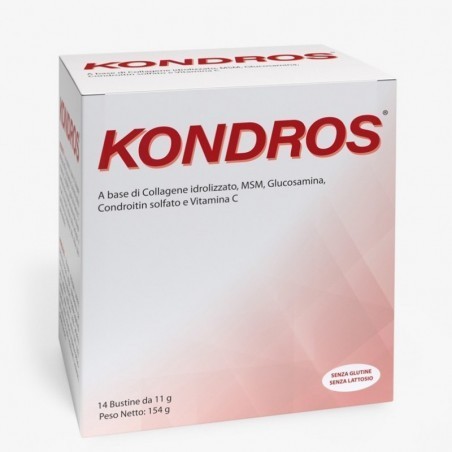 Terbiol Farmaceutici Kondros 14 collagene e condroitin solfato 14 bustine per articolazioni Terbiol Farmaceutici Kondros 14 collagene e condroitin solfato 14 bustine per articolazioni