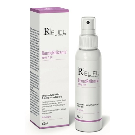 Relife DermoRelizema Spray & Go protettivo lenitivo zone intime e irritate 100 ml Relife DermoRelizema Spray & Go protettivo lenitivo zone intime e irritate 100 ml