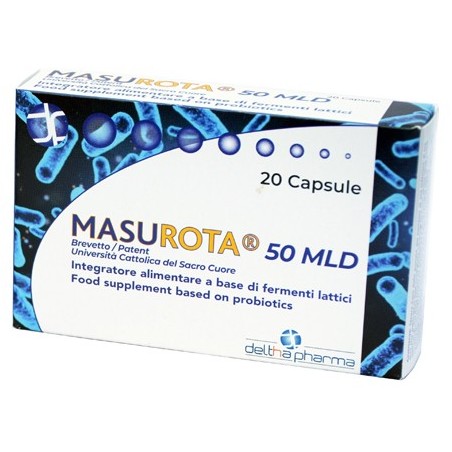 Deltha Pharma Masurota 50mld integratore per equilibrio della flora intestinale 20 capsule Deltha Pharma Masurota 50mld integratore per equilibrio della flora intestinale 20 capsule