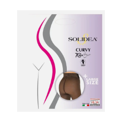Solidea Curvy Collant con Pressione Graduata 70 den Nero - Tg. XL