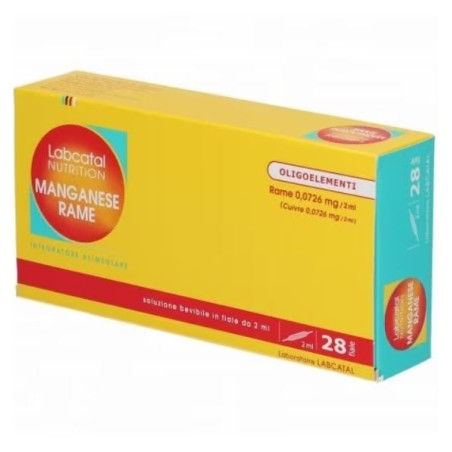 Labcatal Nutrition Manganese/rame 28 Fiale 2 Ml Labcatal Nutrition Manganese/rame 28 Fiale 2 Ml