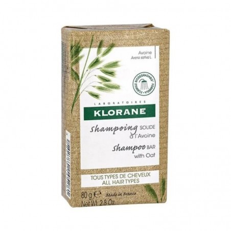 Klorane Shampoo solido all'avena districante delicato 80 g Klorane Shampoo solido all'avena districante delicato 80 g