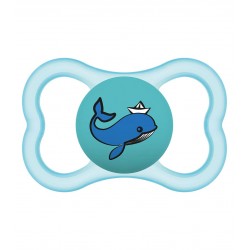 Mam Supreme Succhietto in silicone dai 16 mesi 1 pezzo azzurro