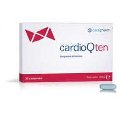 Carepharm Cardioqten integratore per colesterolo e apparato cardiovascolare 20 compresse