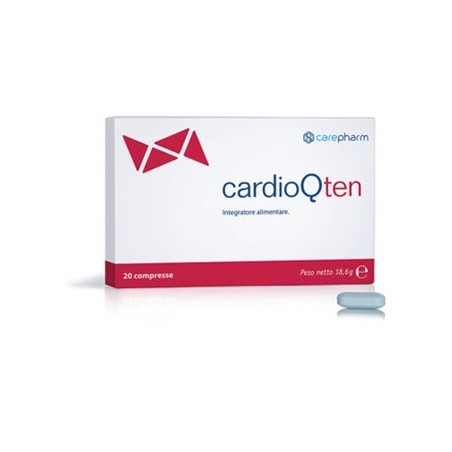 Carepharm Cardioqten integratore per colesterolo e apparato cardiovascolare 20 compresse Carepharm Cardioqten integratore per colesterolo e apparato cardiovascolare 20 compresse