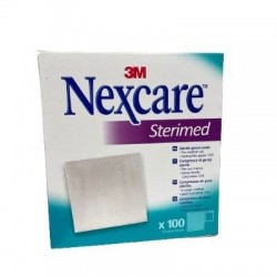 3m Nexcare Garza compressa sterimed in cotone idrofilo 100 pezzi 10 x 10 cm