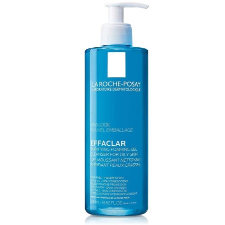 La Roche Posay Effaclar Gel schiumogeno purificante per il viso 400 ml La Roche Posay Effaclar Gel schiumogeno purificante per il viso 400 ml