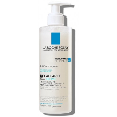 La Roche Posay Effaclar Iso-Biome Crema Detergente lenitiva viso e corpo 390 ml