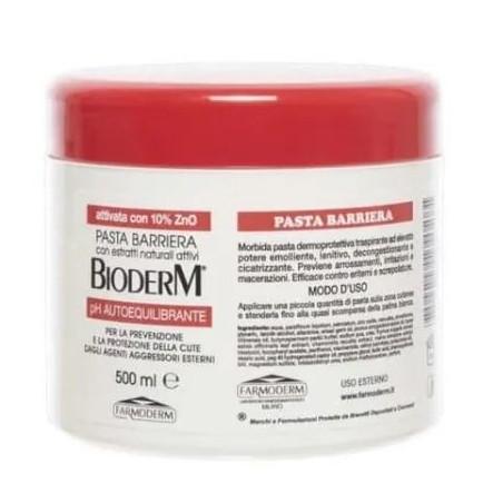 BIODERM PASTA BARRIERA ZINCO 500 ML BIODERM PASTA BARRIERA ZINCO 500 ML