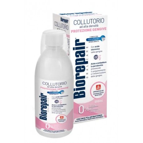 BIOREPAIR ORAL CARE CON ANTIBATTERICO COLLUTORIO AD ALTA DENSITA' PROTEZIONE GENGIVE 500 ML