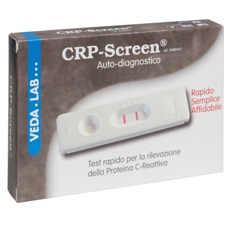 CRP Screen test rapido autodiagnostico per la rilevazione della proteina C-Reattiva 1 pezzo CRP Screen test rapido autodiagnostico per la rilevazione della proteina C-Reattiva 1 pezzo