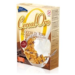 Piaceri Mediterranei Cerealoro Fiocchi di riso con mais e cioccolato senza glutine 250 g