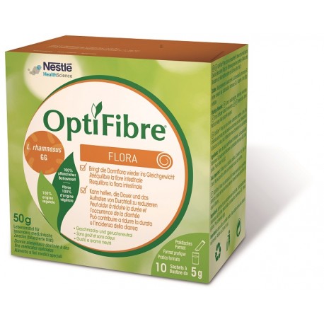 Optifibre Flora integratore contro la diarrea 10 bustine da 5 g