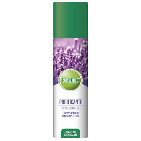 Pumilio Purificante spray per ambiente essenze naturali di lavanda e timo con azione igienizzante 200 ml