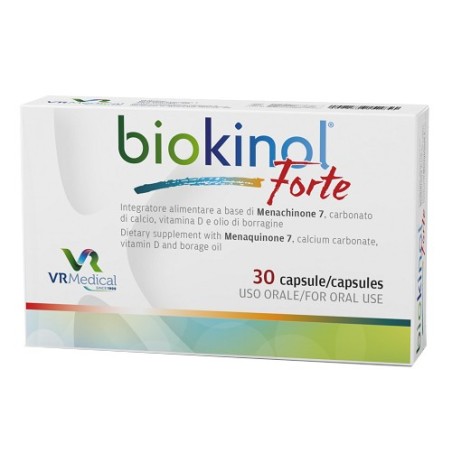 Biokinol Forte integratore rinforzante per le ossa per osteoporosi 30 capsule Biokinol Forte integratore rinforzante per le ossa per osteoporosi 30 capsule