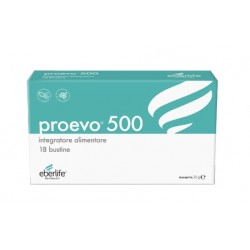Eberlife Farmaceutici S Proevo 500 integratore per prostatiti e infiammazioni urinarie 18 bustine