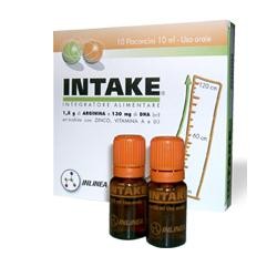 Inlinea Intake integratore per crescita sport e stanchezza 10 flaconcini 10 ml