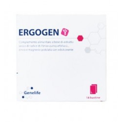 Genelife Ergogen integratore ricostituente con ginseng e miele 18 bustine