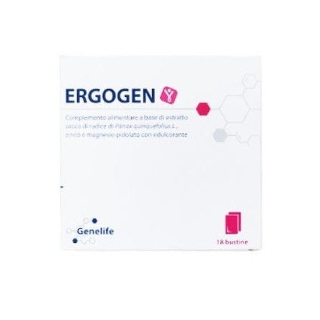 Genelife Ergogen integratore ricostituente con ginseng e miele 18 bustine Genelife Ergogen integratore ricostituente con ginseng e miele 18 bustine
