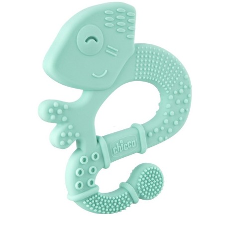 Chicco Massaggia gengive camaleonte azzurro morbido per dentizione dei bambini da 2 mesi Chicco Massaggia gengive camaleonte azzurro morbido per dentizione dei bambini da 2 mesi