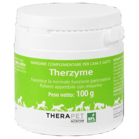 Therzyme Polvere mangime integratore per pancreas di cani e gatti 100 g