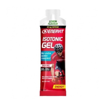 Enervit Sport Isotonic gel al limone con caffeina per lo sport 60 ml Enervit Sport Isotonic gel al limone con caffeina per lo sport 60 ml