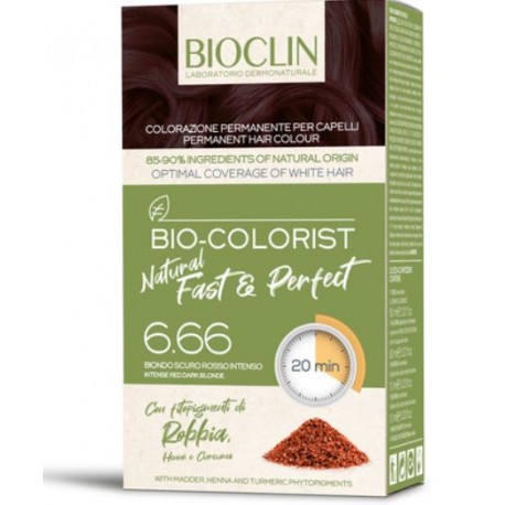 Bioclin Bio Color tinta per capelli 6,66 Biondo Scuro Rosso Intenso