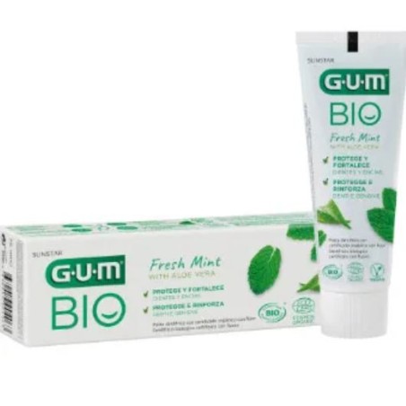 Gum Bio Dentifricio rinfrescante alla menta fresca 75 ml Gum Bio Dentifricio rinfrescante alla menta fresca 75 ml