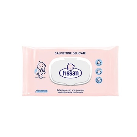 Fissan Salviettine delicate in morbido tessuto per bambini 65 pezzi Fissan Salviettine delicate in morbido tessuto per bambini 65 pezzi