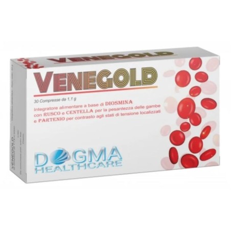 Venegold integratore per pesantezza alle gambe e tensione 30 compresse Venegold integratore per pesantezza alle gambe e tensione 30 compresse