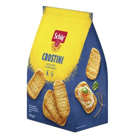 Schär Crostini Tradizionali Deliziosi e Croccanti Senza Glutine 175g Schär Crostini Tradizionali Deliziosi e Croccanti Senza Glutine 175g