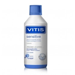 Vitis Sensitive collutorio per sensibilità dentale riparatore dello smalto 500 ml