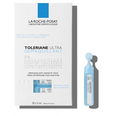 La Roche Posay Toleriane Demaquillant Ultra struccante viso e occhi in monodosi sterili - 30 flaconcini