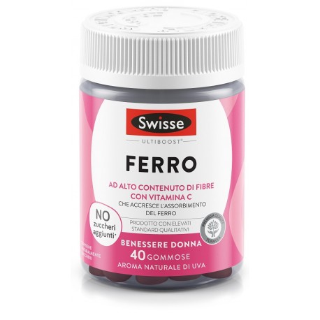 Swisse Ferro 40 caramelle gommose - Integratore di ferro e vitamina C