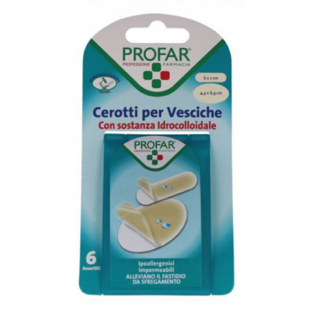 CEROTTO IDROCOLLOIDALE PROFAR ASSORTITO 6 PEZZI