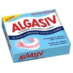 Algasiv 15 cuscinetti adesivi morbidi per dentiera inferiore