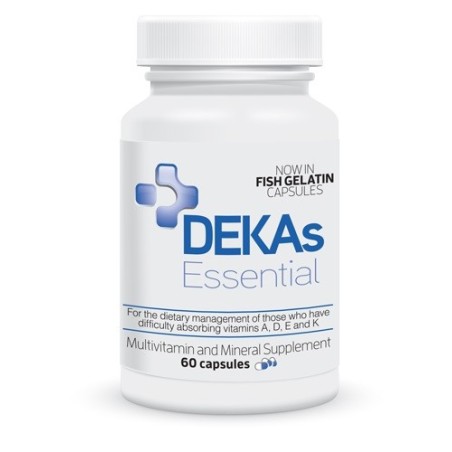 Piam Farmaceutici Dekas Essential integratore per adulti e bambini con fibrosi cistica 60 Capsule Piam Farmaceutici Dekas Essential integratore per adulti e bambini con fibrosi cistica 60 Capsule