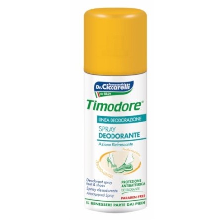 Timodore Spray Deodorante Zenzero per piedi e scarpe contro il cattivo odore 150 ml Timodore Spray Deodorante Zenzero per piedi e scarpe contro il cattivo odore 150 ml